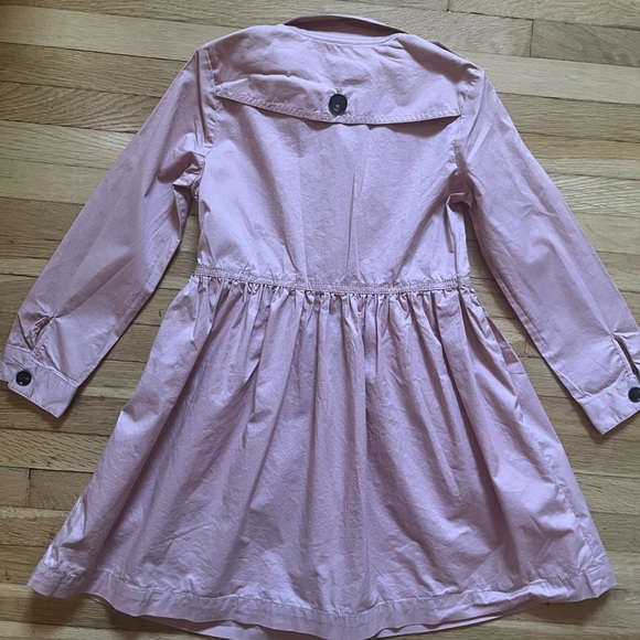 Burberry Light Pink Double-Breasted Kids Dress 6y - Picture 4 of 6